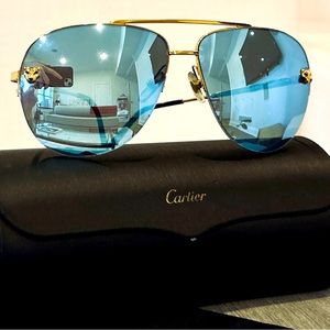 CARTIER PANTHÈRE Aviator sunglasses